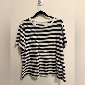 Black and White Striped T-Shirt